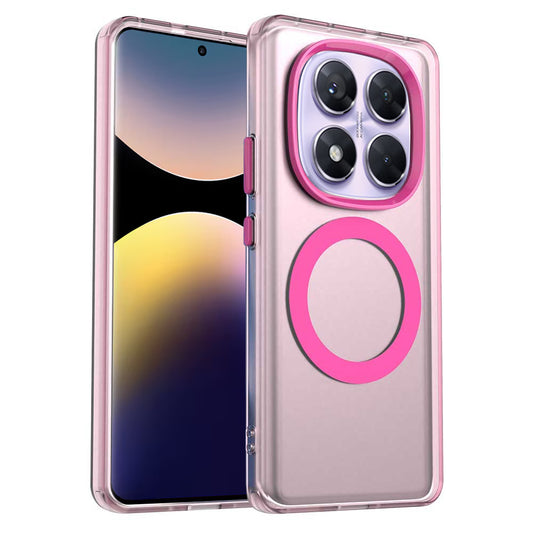 MagSafe-Hülle für Xiaomi Redmi Note 14 Pro 4G, Techsuit, CandyCase, Rosa