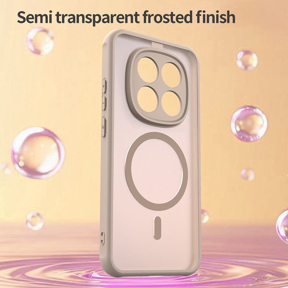 MagSafe Hülle für Xiaomi Redmi Note 15 Pro 5G, Techsuit, HaloFrost II, Gold