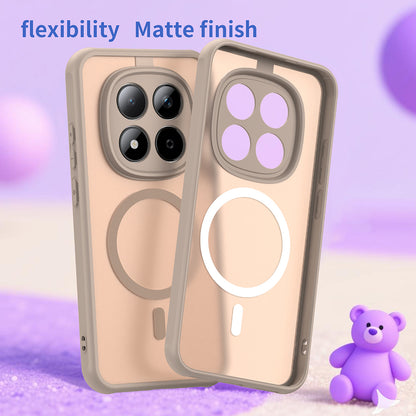 MagSafe Hülle für Xiaomi Redmi Note 15 Pro 5G, Techsuit, HaloFrost II, Gold