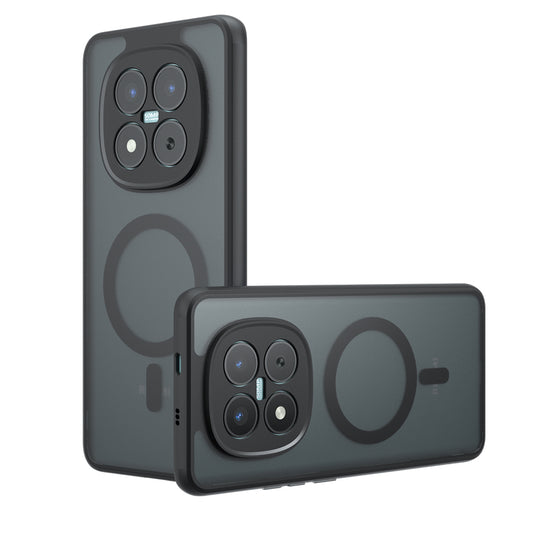 MagSafe Hülle für Xiaomi Redmi Note 15 Pro 5G, Techsuit, PureFrost, Satinschwarz