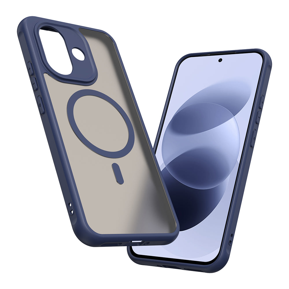 MagSafe-Hülle für Xiaomi Redmi Note 17 4G / Note 17 5G, Techsuit, HaloFrost II, Marineblau