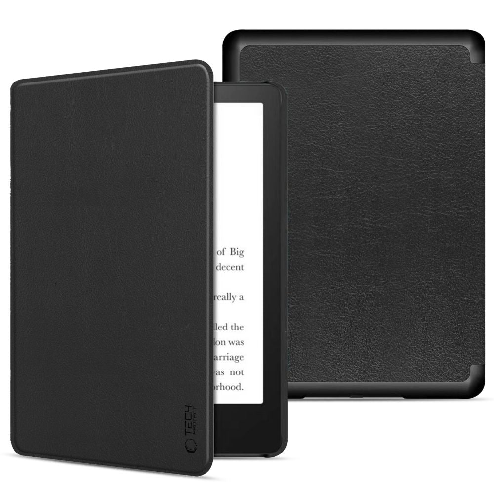 Hülle für Amazon Kindle Paperwhite 6 Zoll, Tech-Protect, SmartCase, Schwarz