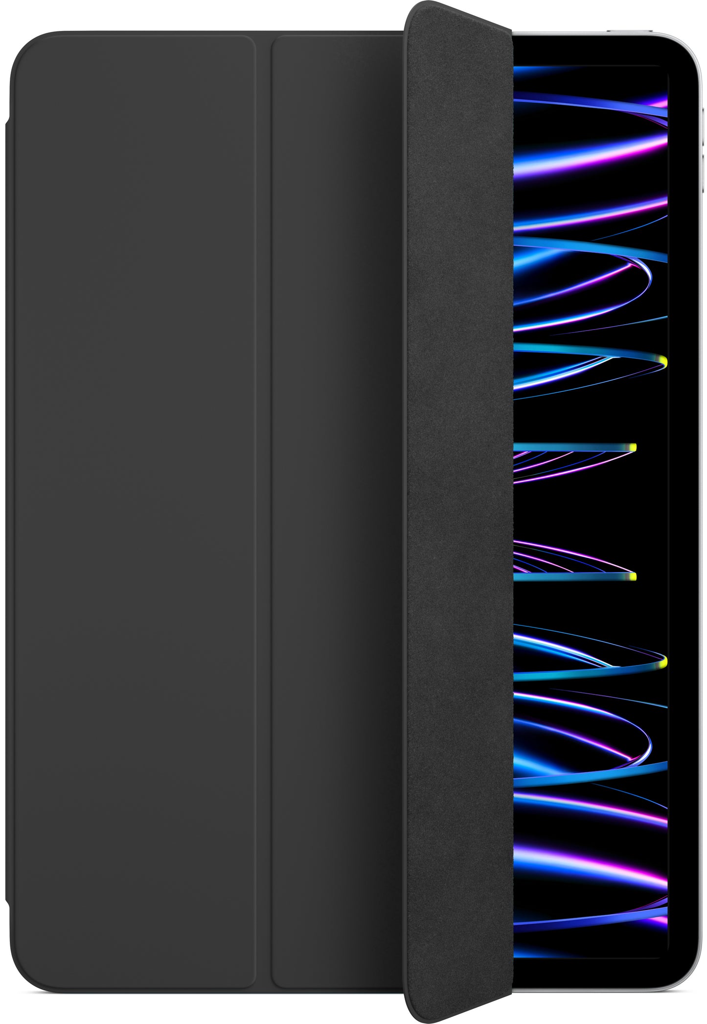 Tasche für Apple iPad Pro 12.9 (2022) / Pro 12.9 (2021) / Pro 12.9 (2020) / Pro 12.9 (2018), Smart Folio, Schwarz MJMG3ZM/A