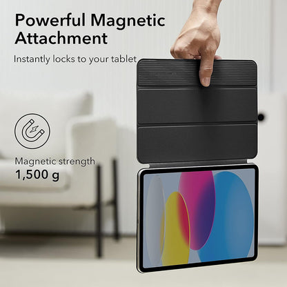 Hülle für Apple iPad (2025) / (2022), ESR, Rebound, Schwarz