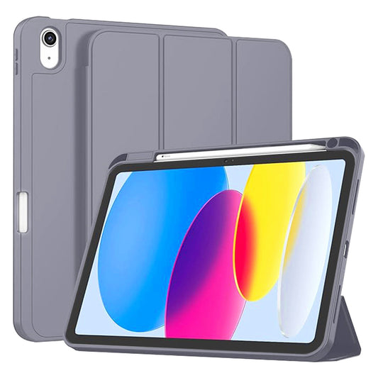 Hülle für Apple iPad (2025) / (2022), Techsuit, Flex Trifold, Lila