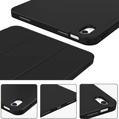 Hülle für Apple iPad (2025) / (2022), Techsuit, Flex Trifold, Schwarz