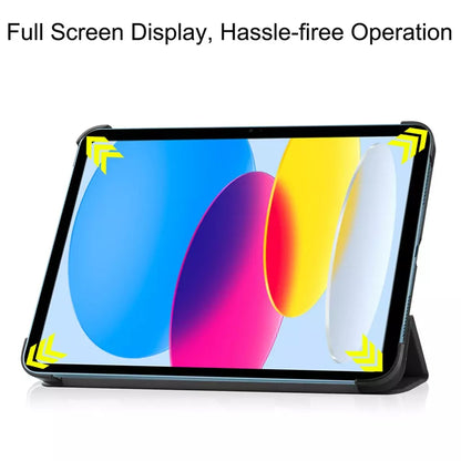 Hülle für Apple iPad (2025) / (2022), Techsuit, FoldPro, Schwarz
