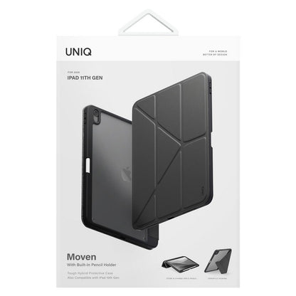 Hülle für Apple iPad (2025), UNIQ, Moven, Schwarz