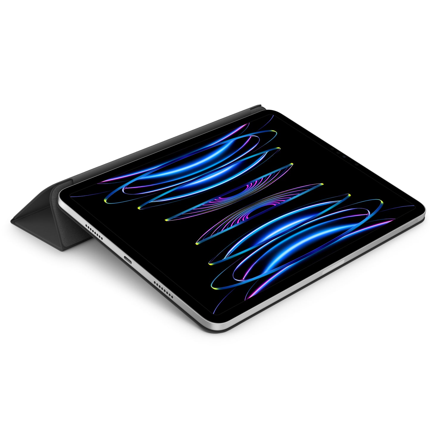 Tasche für Apple iPad Pro 12.9 (2022) / Pro 12.9 (2021) / Pro 12.9 (2020) / Pro 12.9 (2018), Smart Folio, Schwarz MJMG3ZM/A
