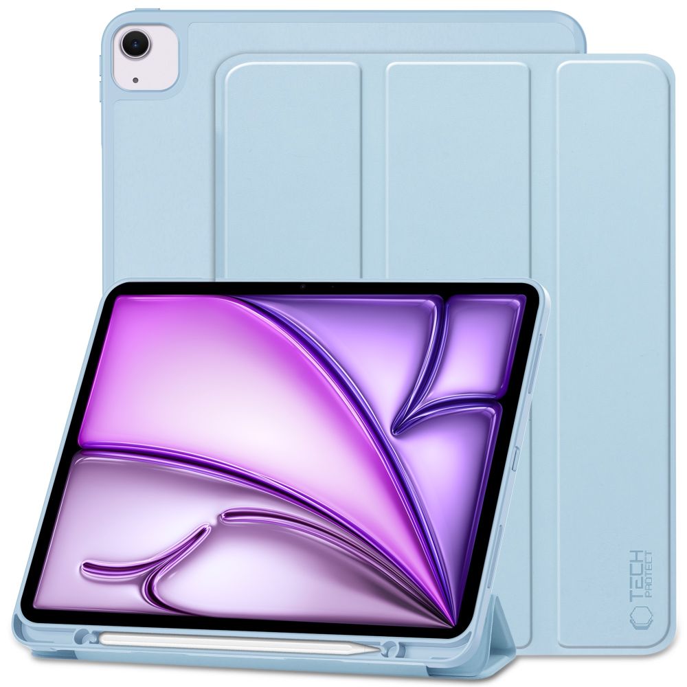 Hülle für Apple iPad Air 13 (2024), Tech-Protect, SC PEN, Blau