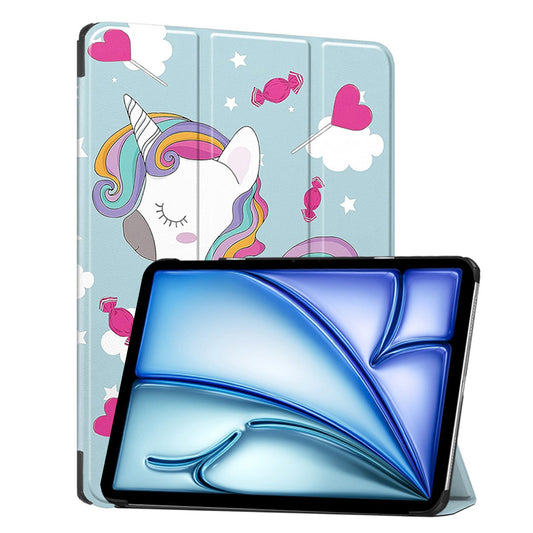 Case for Apple iPad Air 13 (2026) / Air 13 (2025) / Air 13 (2024), Techsuit, FoldPro Unicorn, Multicolor