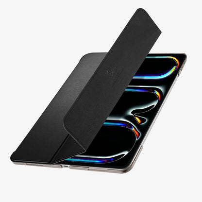 Hülle für Apple iPad Pro 11 (2024), Spigen, Smart Fold, Schwarz ACS07025