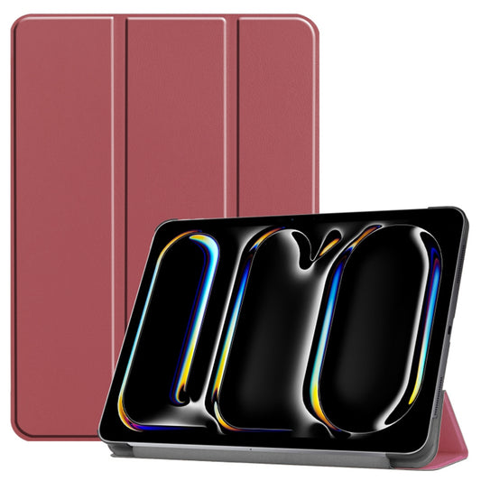 Hülle für Apple iPad Pro 11 (2024), Techsuit, FoldPro, Rot
