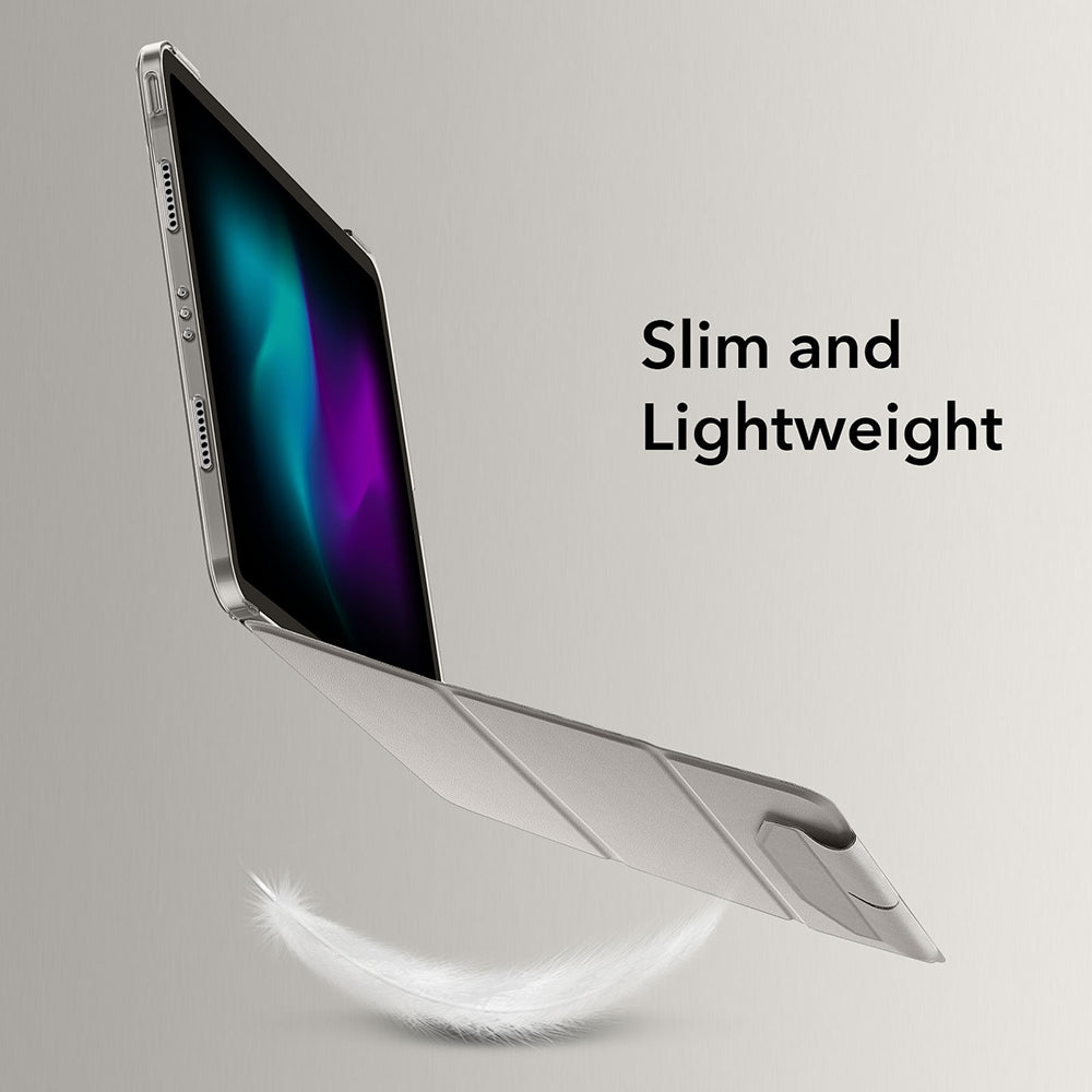 Hülle für Apple iPad Pro 13 (2024), ESR, Ascend Trifold, Grau