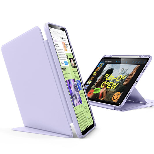 Hülle für Apple iPad Pro 13 (2024), ESR, Flip Hybrid mit Stifthalter, Lila