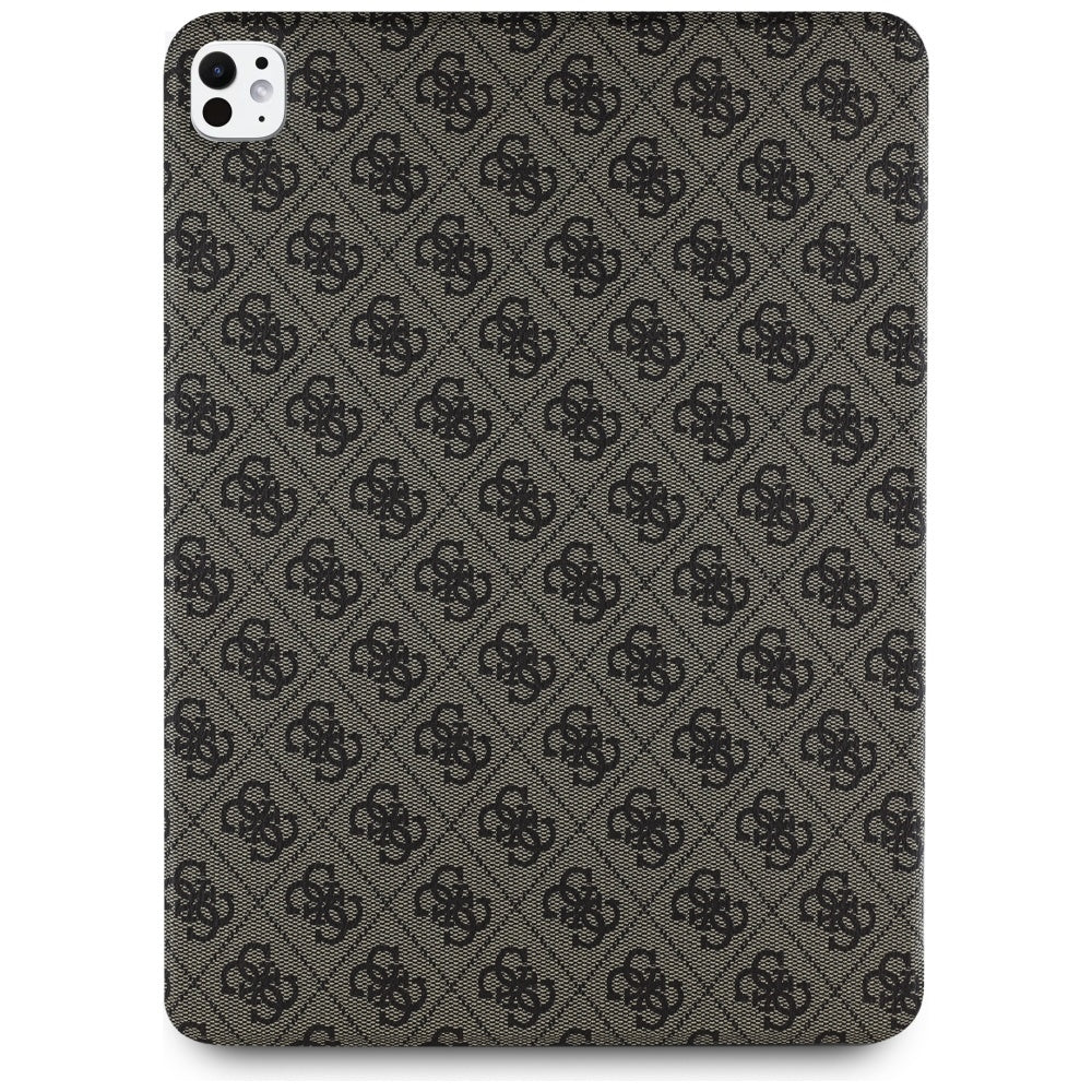 Hülle für Apple iPad Pro 13 (2024), Guess, 4G Big Logo, Braun