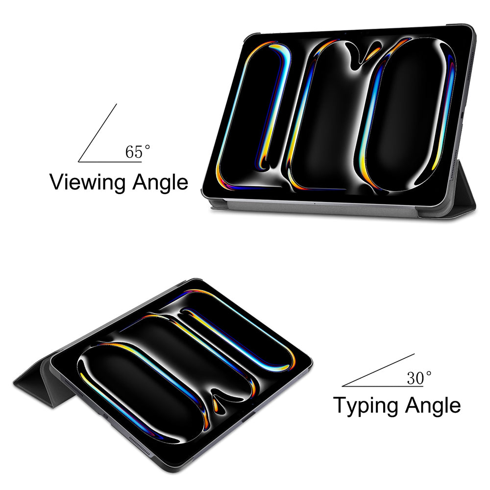 Hülle für Apple iPad Pro 13 (2024), Techsuit, FoldPro, Schwarz
