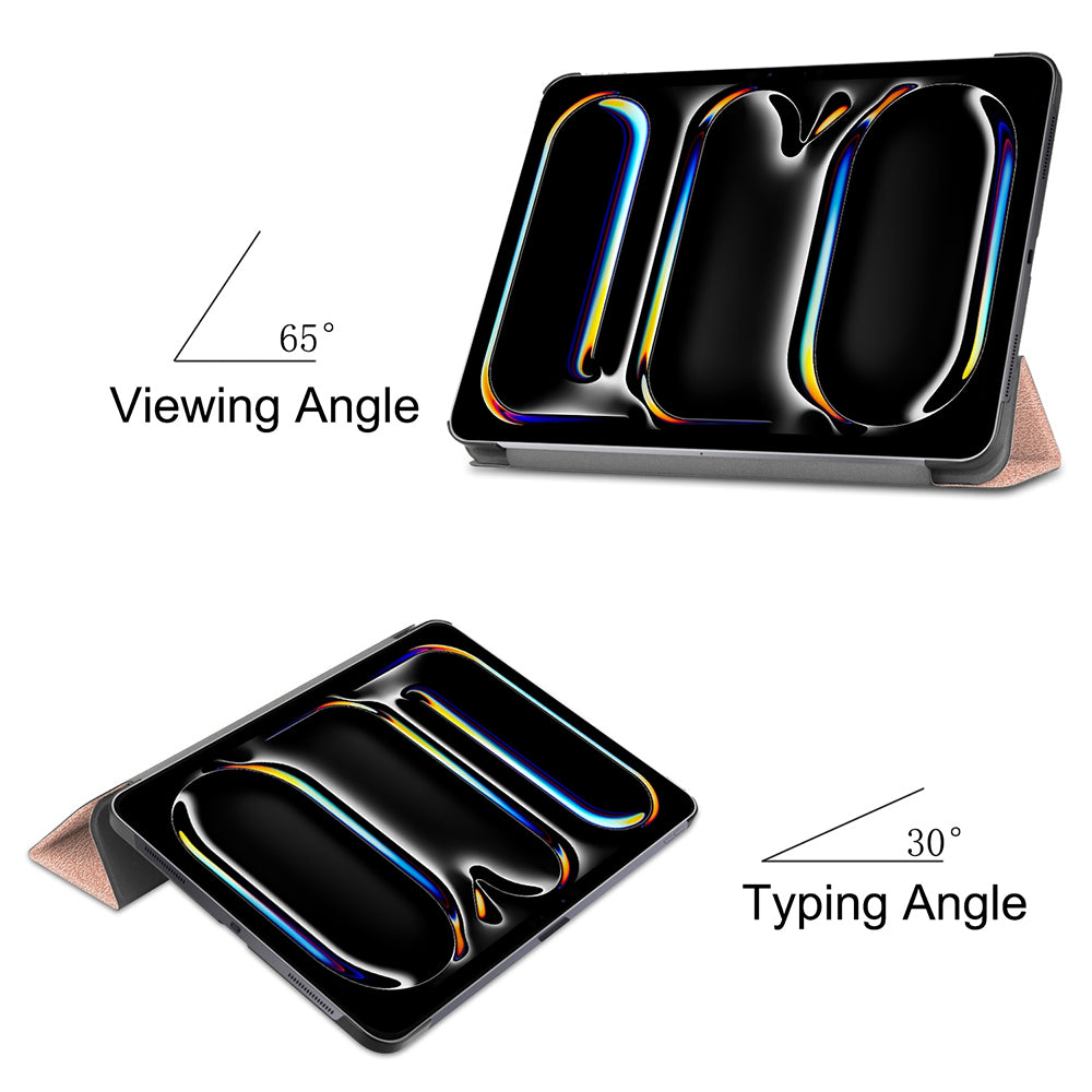 Hülle für Apple iPad Pro 13 (2024), Techsuit, FoldPro, Rosa