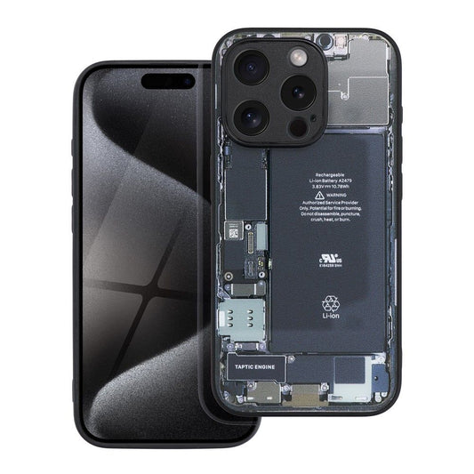 Hülle für Apple iPhone 13, OEM, Tech Design 2, Schwarz