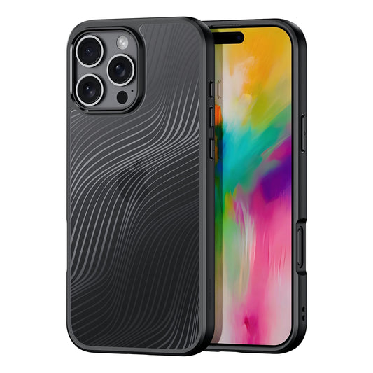 Tasche für Apple iPhone 16 Pro Max, DUX DUCIS, Aimo, Schwarz 