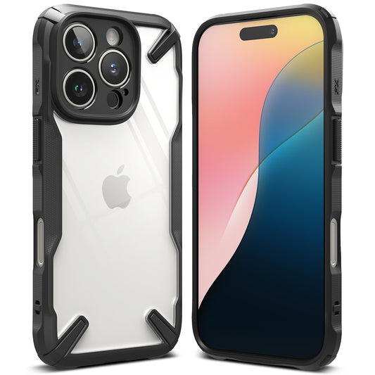 Case for Apple iPhone 16, Ringke, Fusion X, Black 