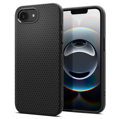 Hülle für Apple iPhone 17e / 16e, Spigen, Liquid Air, Schwarz ACS09161