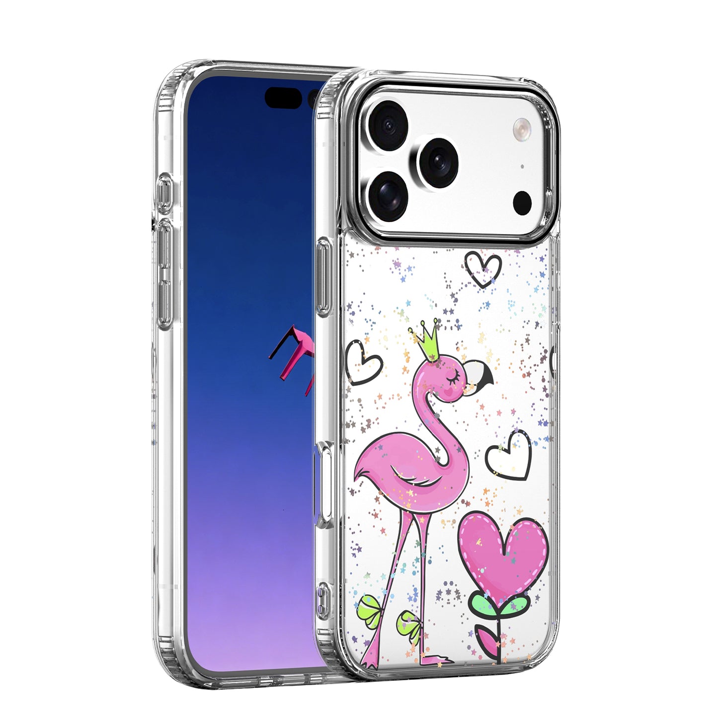 Hülle für Apple iPhone 14 Pro, OEM, Ultra Trendy Love 2, Mehrfarbig