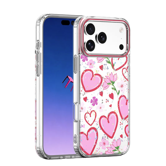 Hülle für Apple iPhone 16 Pro Max, OEM, Ultra Trendy Love 1, Mehrfarbig
