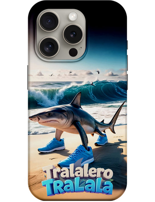 Hülle für Apple iPhone 14 Pro, Perfect Case, Italian Brainrot Tralalero TraLaLa, Mehrfarbig