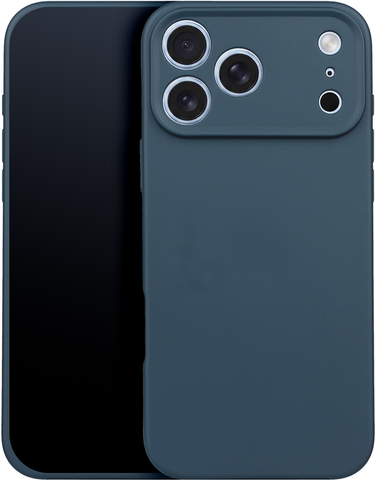 Hülle für Apple iPhone 18 Pro Max / 17 Pro Max, OEM, Silikon, Marineblau