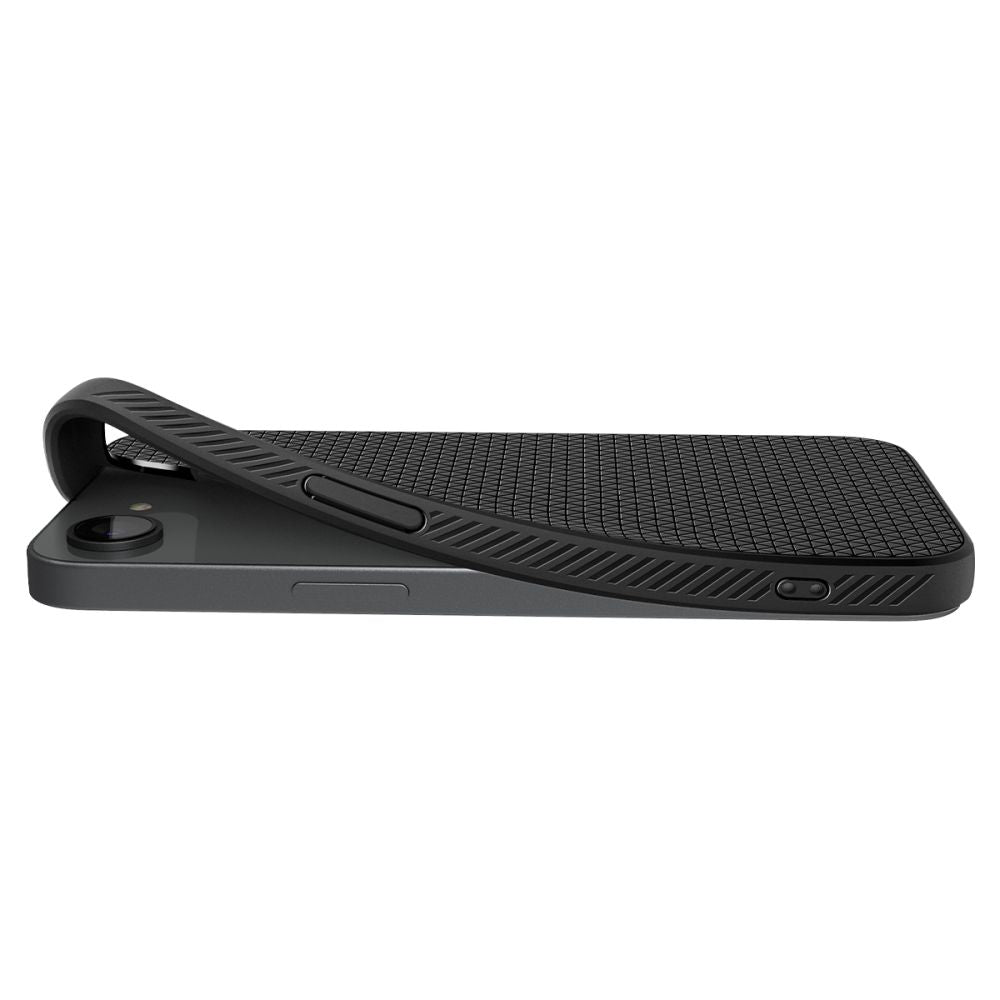 Hülle für Apple iPhone 17e / 16e, Spigen, Liquid Air, Schwarz ACS09161