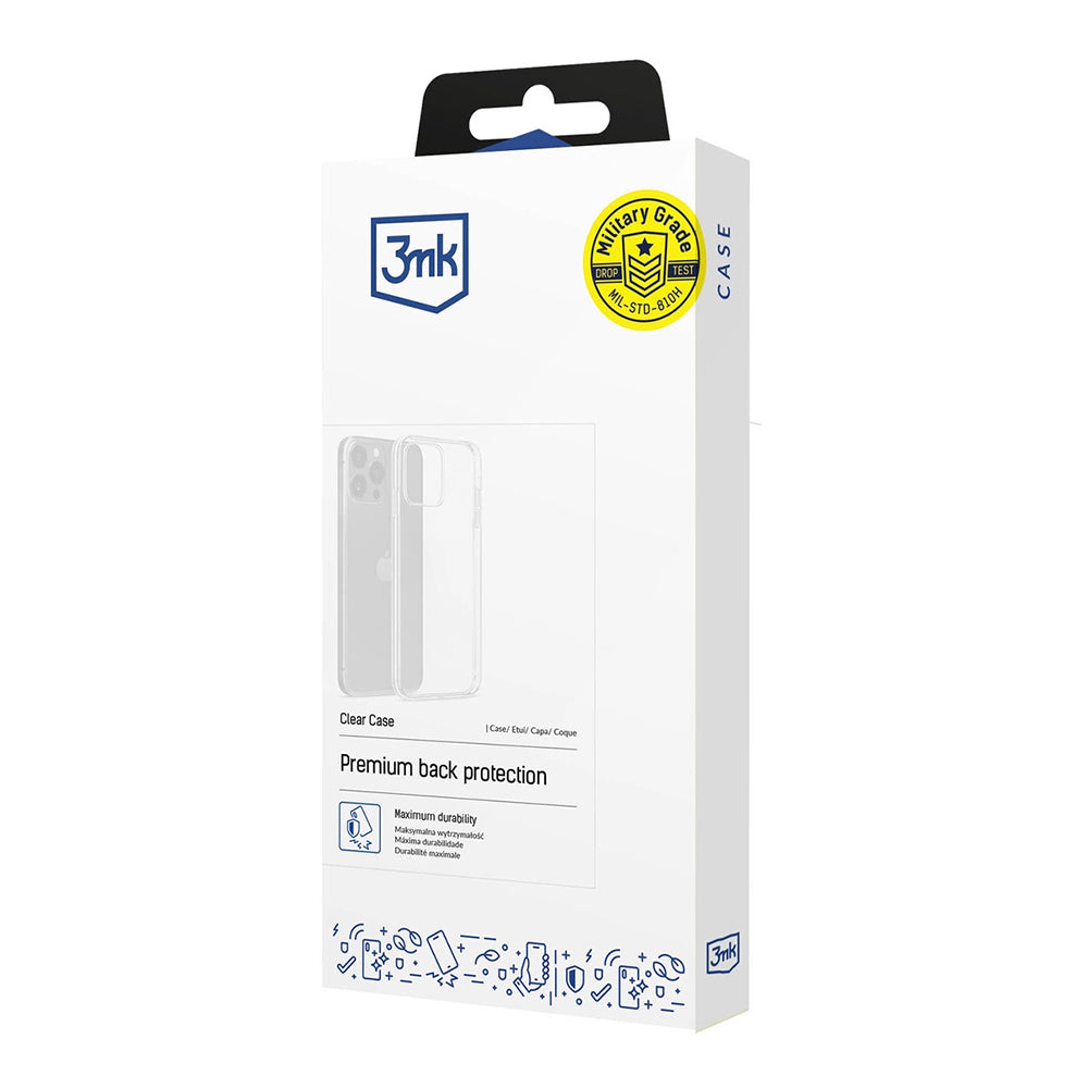 3MK Clear Hülle für Apple iPhone 12 / 12 Pro | Transparent | Absorber125