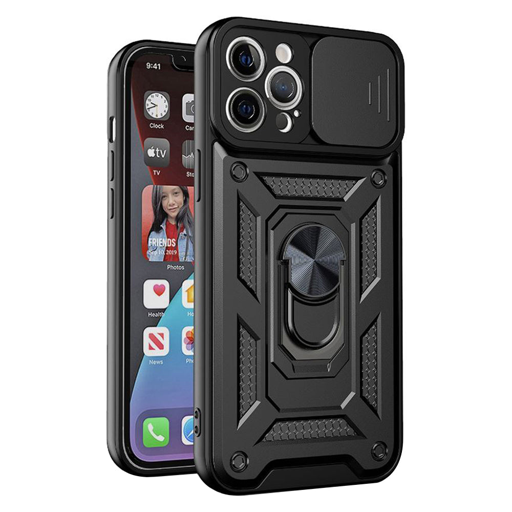 Hülle für Apple iPhone 12 Pro Max, Techsuit, CamShield, Schwarz