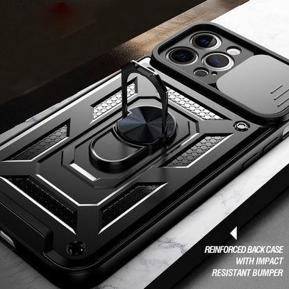 Hülle für Apple iPhone 12 Pro Max, Techsuit, CamShield, Schwarz