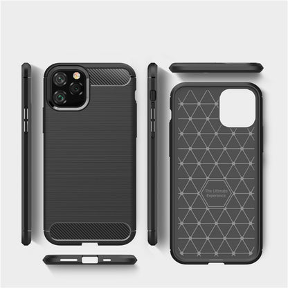 Hülle für Apple iPhone 12 Pro Max, Techsuit, Carbon, Schwarz