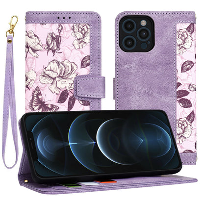 Hülle für Apple iPhone 12 Pro Max, Techsuit, FlipCraft, Lila