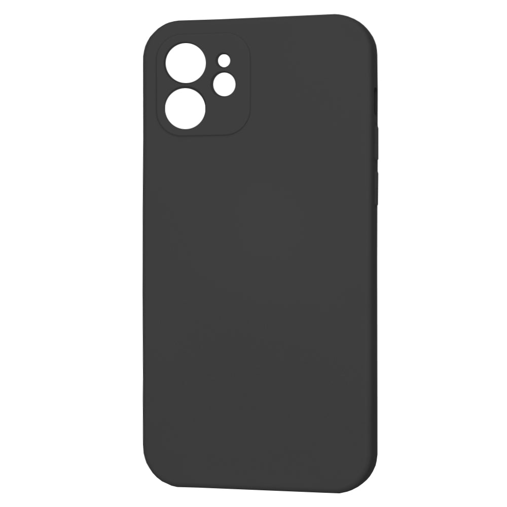 Hülle für Apple iPhone 12, Techsuit, SoftFlex, Schwarz