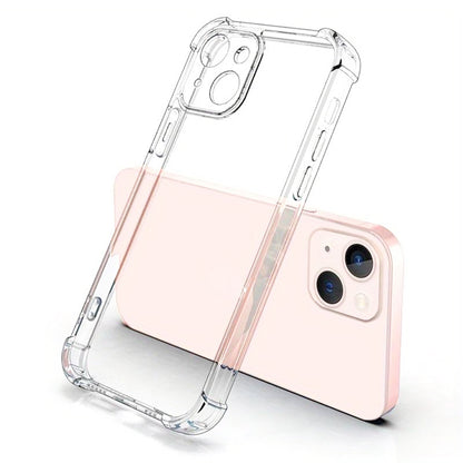 Hülle für Apple iPhone 13 mini, Techsuit, stoßfest klar, transparent