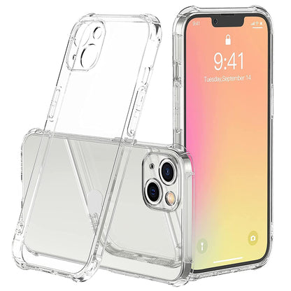 Hülle für Apple iPhone 13 mini, Techsuit, stoßfest klar, transparent
