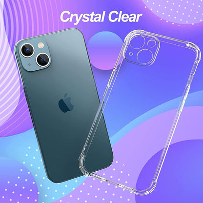 Hülle für Apple iPhone 13 mini, Techsuit, stoßfest klar, transparent