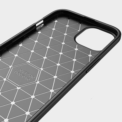 Hülle für Apple iPhone 13 Pro Max, Techsuit, Carbon, Schwarz