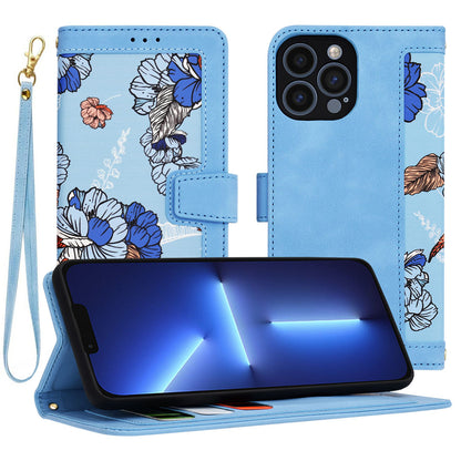 Hülle für Apple iPhone 13 Pro Max, Techsuit, FlipCraft, Blau
