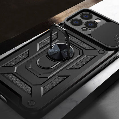 Hülle für Apple iPhone 13, Techsuit, CamShield, Schwarz