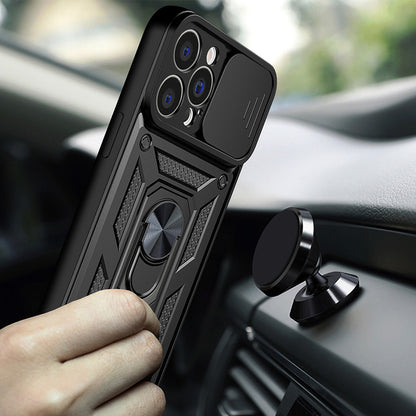 Hülle für Apple iPhone 13, Techsuit, CamShield, Schwarz