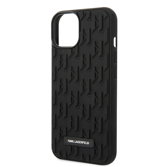 Case for Apple iPhone 14 Plus, Karl Lagerfeld, 3D Monogram, Black