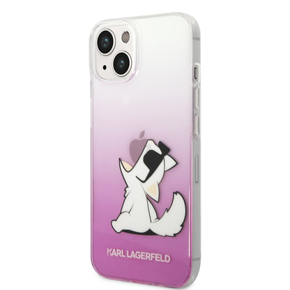 Case for Apple iPhone 14 Plus, Karl Lagerfeld, Choupette Fun, Pink