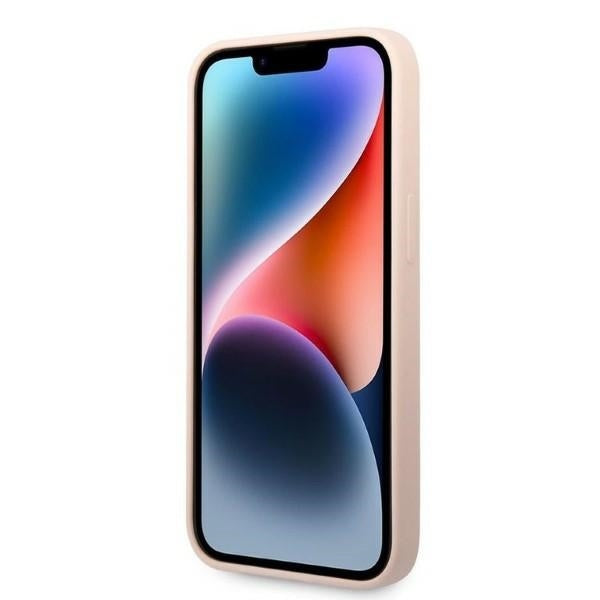 Hülle für Apple iPhone 14 Plus, Karl Lagerfeld, Silicone Choupette, Rosa