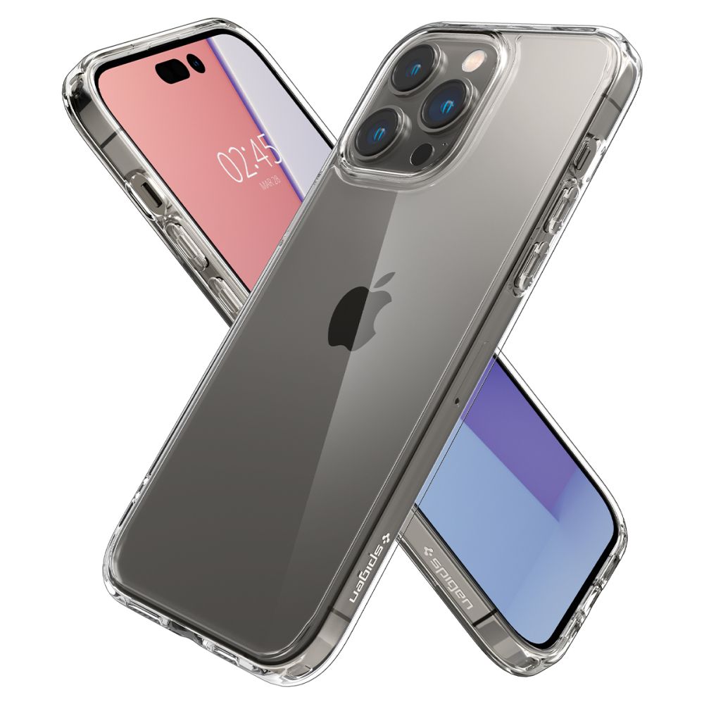 Hülle für Apple iPhone 14 Pro Max, Spigen, Ultra Hybrid, Transparent ACS04816