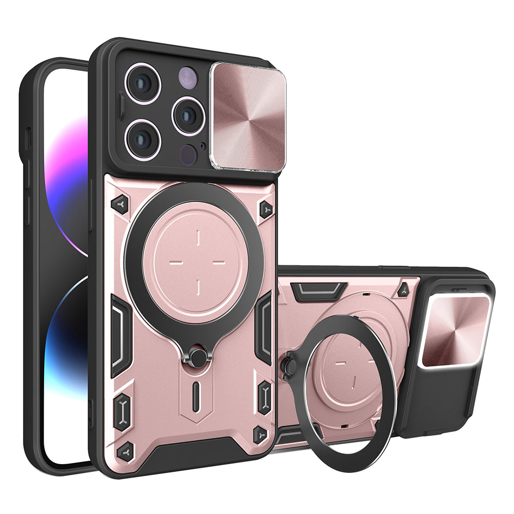 Hülle für Apple iPhone 14 Pro, Techsuit, CamGuard Pro, Roségold