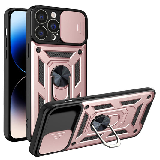 Hülle für Apple iPhone 14 Pro, Techsuit, CamShield, Rosa